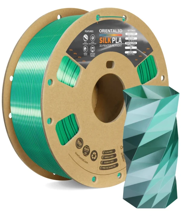 Silk PLA Dual Colors 3D Printer Filament 1.75mm 1kg - Image 4