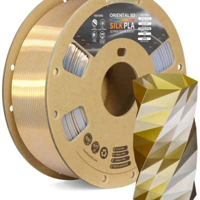Silk PLA Dual Colors 3D Printer Filament 1.75mm 1kg