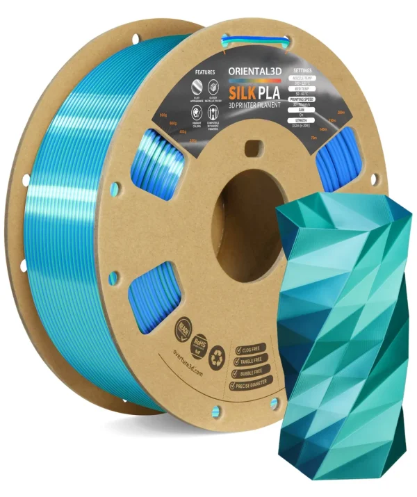 Silk PLA Dual Colors 3D Printer Filament 1.75mm 1kg - Image 9