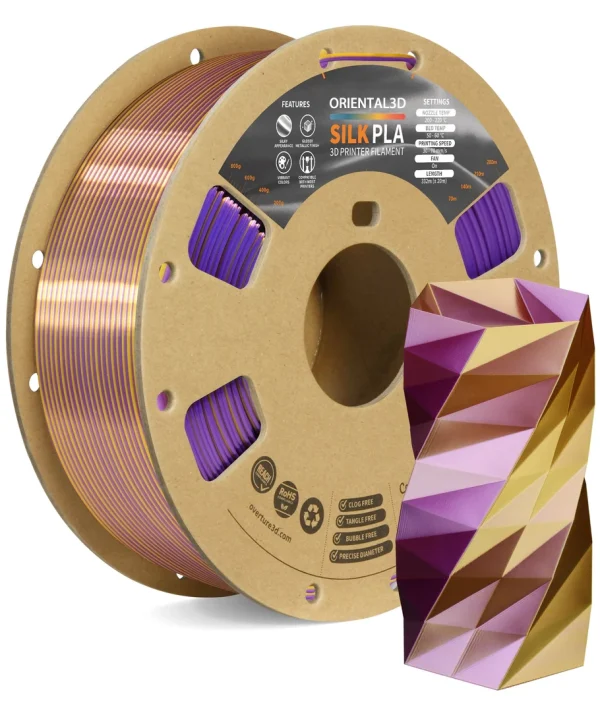 Silk PLA Dual Colors 3D Printer Filament 1.75mm 1kg - Image 10