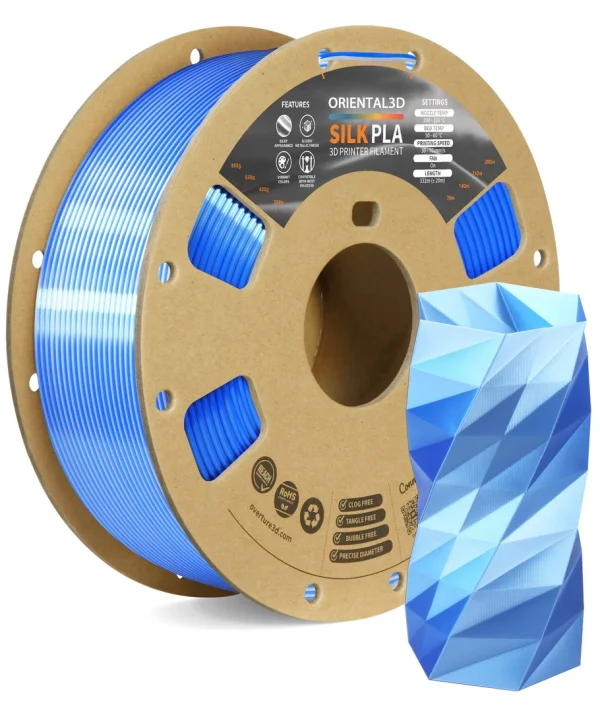 Silk PLA Dual Colors 3D Printer Filament 1.75mm 1kg - Image 5