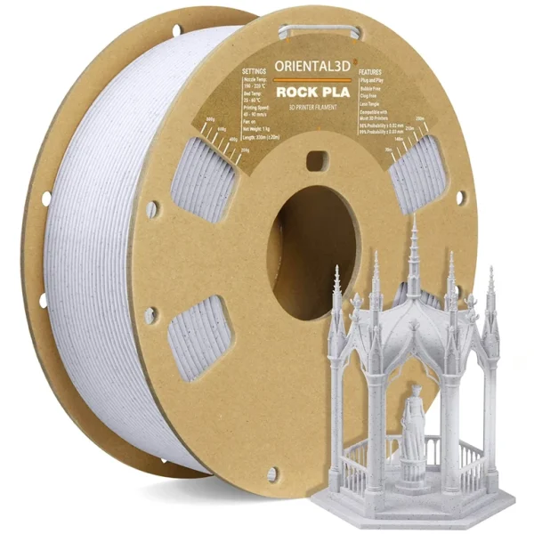 Rock/Marble PLA 3D Printer Filament 1.75mm - Image 5