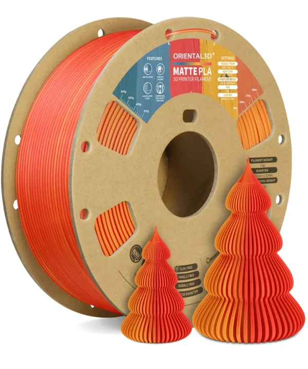 Matte Dual color PLA 3D printer filaments 1.75mm - Image 5