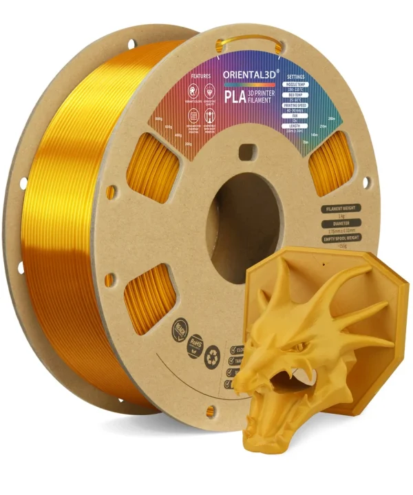 Oriental3D PLA Royal Gold Printer Filament 1.75mm - Image 19