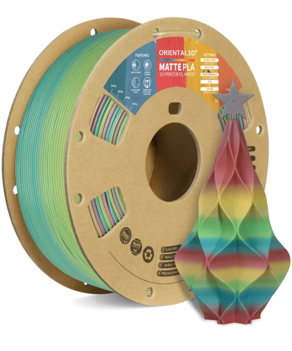 Matte Dual color PLA 3D printer filaments 1.75mm - Image 3