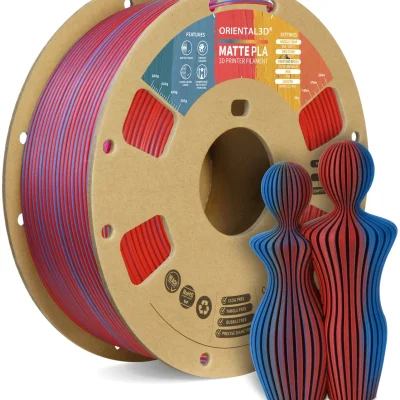Matte Dual color PLA 3D printer filaments 1.75mm