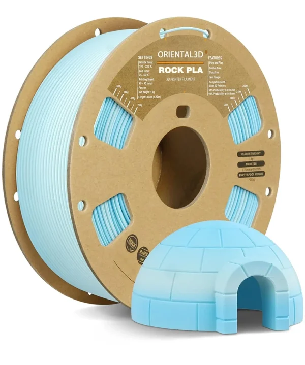 Rock/Marble PLA 3D Printer Filament 1.75mm - Image 2