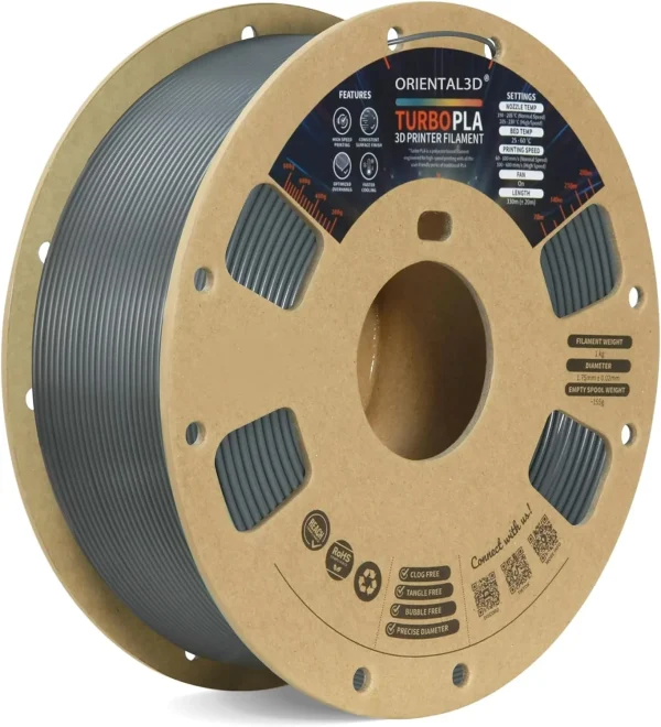 Turbo/Rapid PLA 3D Printer Filament 1.75mm - Image 4